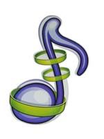 Musical note poster