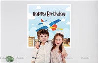 Aeroplane Theme Backdrop 