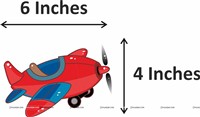 Aeroplane Birthday Letter Bunting Kit (Pack of 42 pcs)