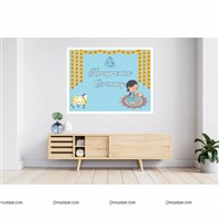 Annaprasana Theme Backdrop (Blue Color)