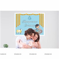 Annaprasana Theme Backdrop (Blue Color)