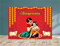 Annaprasana Theme Backdrop 