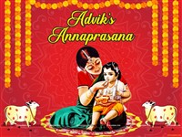 Annaprasana Theme Backdrop 