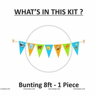 Animal Printed Buntings (10 ft)