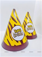 Jungle Stripes Party Hats