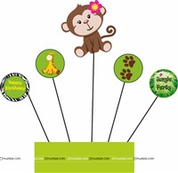 Monkey centerpiece