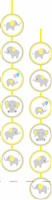 Elephant Theme Disc Danglers