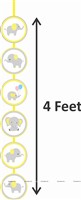 Elephant Theme Disc Danglers