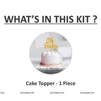 Oh Baby Cake topper 