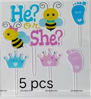 Baby Shower Cake Topper - Baby Shower Party Supplies and Decor