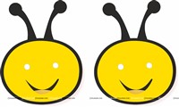 Bumble Bee birthday theme Masks
