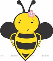 Confused bee poster