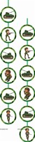 Camouflage Disc Dangler 
