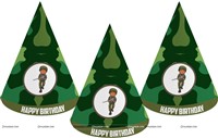 Camouflage theme Hats