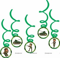 Army Theme Swirls Kit