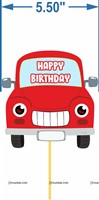 Car Theme Cup Cake topper (Set of 12)