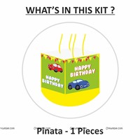 Vehicles birthday theme Pinata