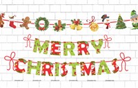 Christmas Shape Bunting Kit 