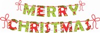 Christmas Shape Bunting Kit 