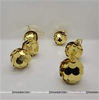 Big Sequin Ball Hangings (Gold)