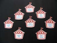 Shaped foodlabels