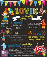 Circus Carnival Memory Board