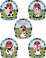 Cow Theme Foil Curtain Kit