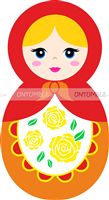 Orange Doll Cutout
