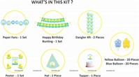 Duck  Theme Paper fan Kit
