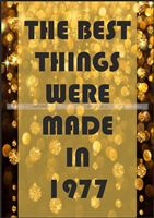 Made in 1977 Poster