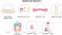 Fairy Princess theme Paper Fan Party Kit