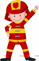 Fireman Smilling