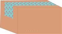 Flamingo Table runner blue