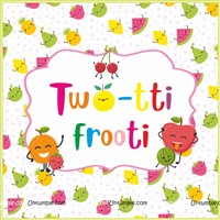 Twoti Frooti 2nd Birthday backdrop