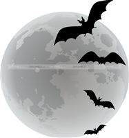 Bats in the night poster