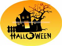 Haunted House Cutout