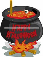 Witch cauldron poster