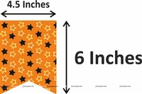 Halloween theme elements flag banners