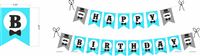 Little Man Super saver birthday decoration kit (Pack of 58 pieces)