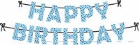 Little Man Birthday Letter Bunting Kit (Pack of 42 pcs)