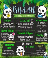 Panda theme Chalkboard