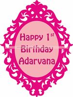 Pink vintage Frame