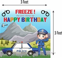 Police Theme Backdrop Arch Kit (Mountain View)