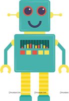 Robot theme poster 