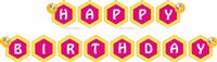 Smiley Happy birthday bunting