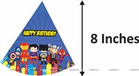 SuperHero Theme Paper Fans Kit 