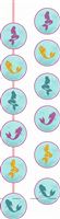 Mermaid theme Danglers 