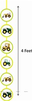Tractor Banner & Dangler Kit (Pack of 24 pcs)