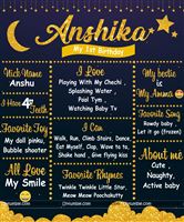 Night sky star theme ChalkBoard