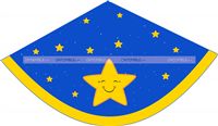 Twinkle Night sky Hats (Set of 6)